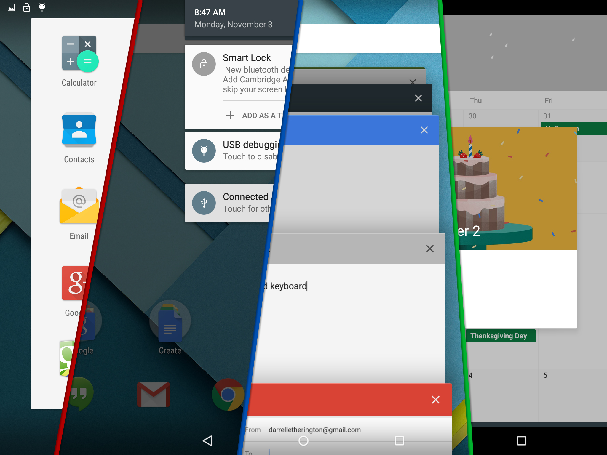Android Lollipop Screenshots