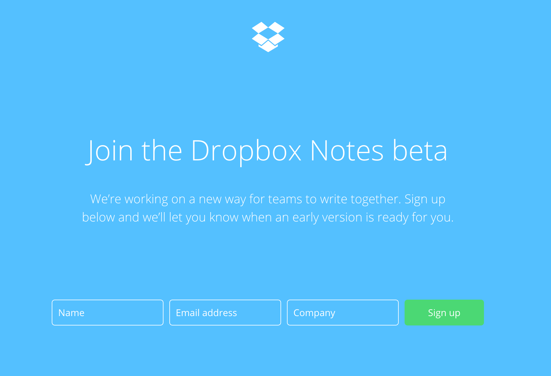 Dropbox's Collaborative NoteTaking Service, Dropbox Notes, Heads Into