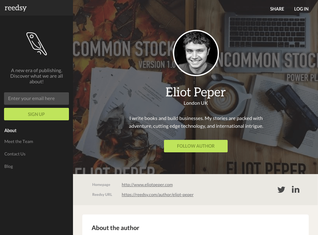 Reedsy Launches BehanceLike Profiles To Let Authors Showcase Their
