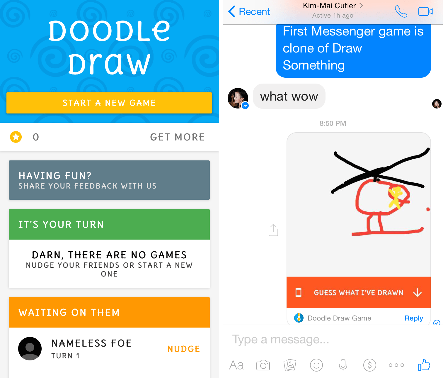 Facebook's Messenger Platform Gets Its First Game TechCrunch