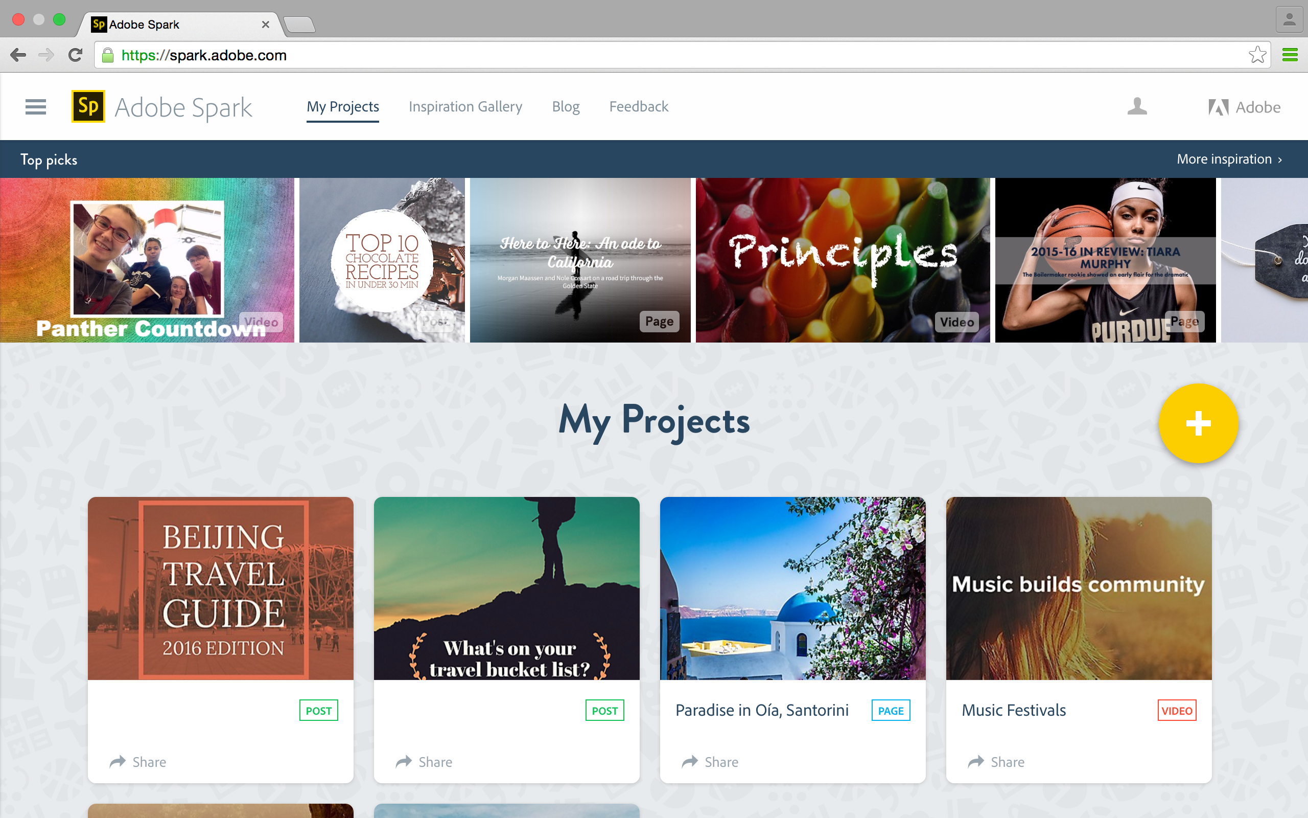 Adobe debuts Spark, a suite of mobile and web tools that lets anyone