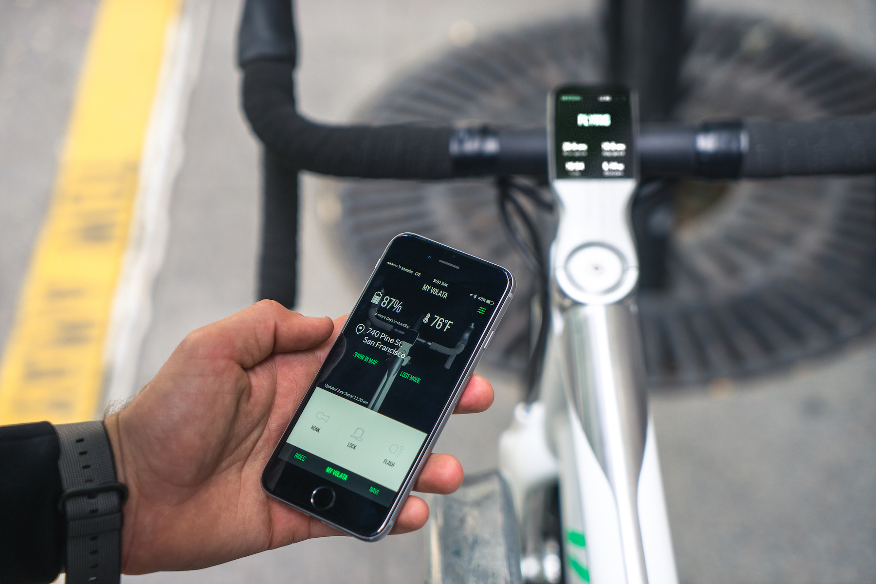 The Volata hightech bike is designed to have everything a cyclist