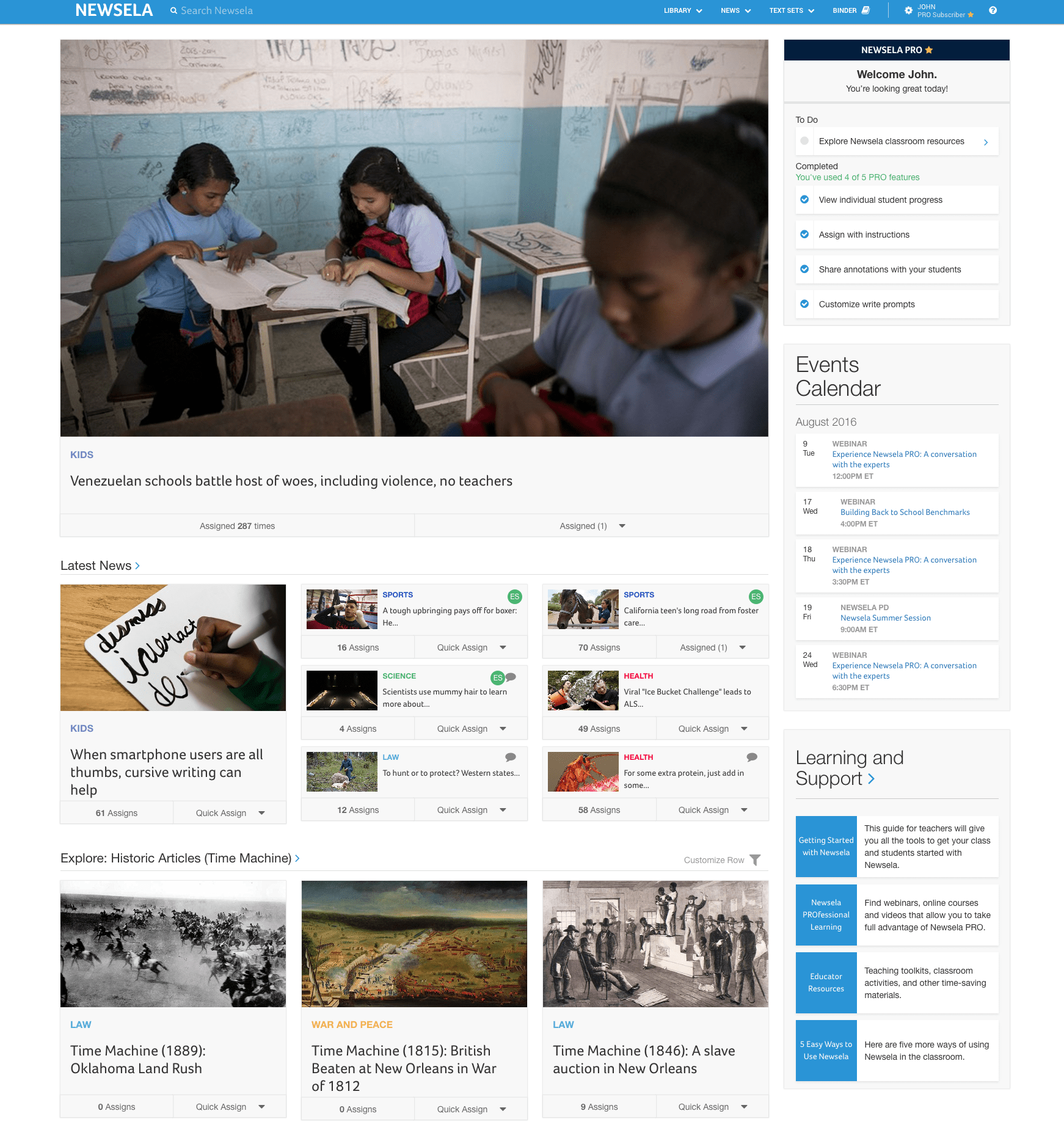 Newsela rolls out Library to help students read beyond the news