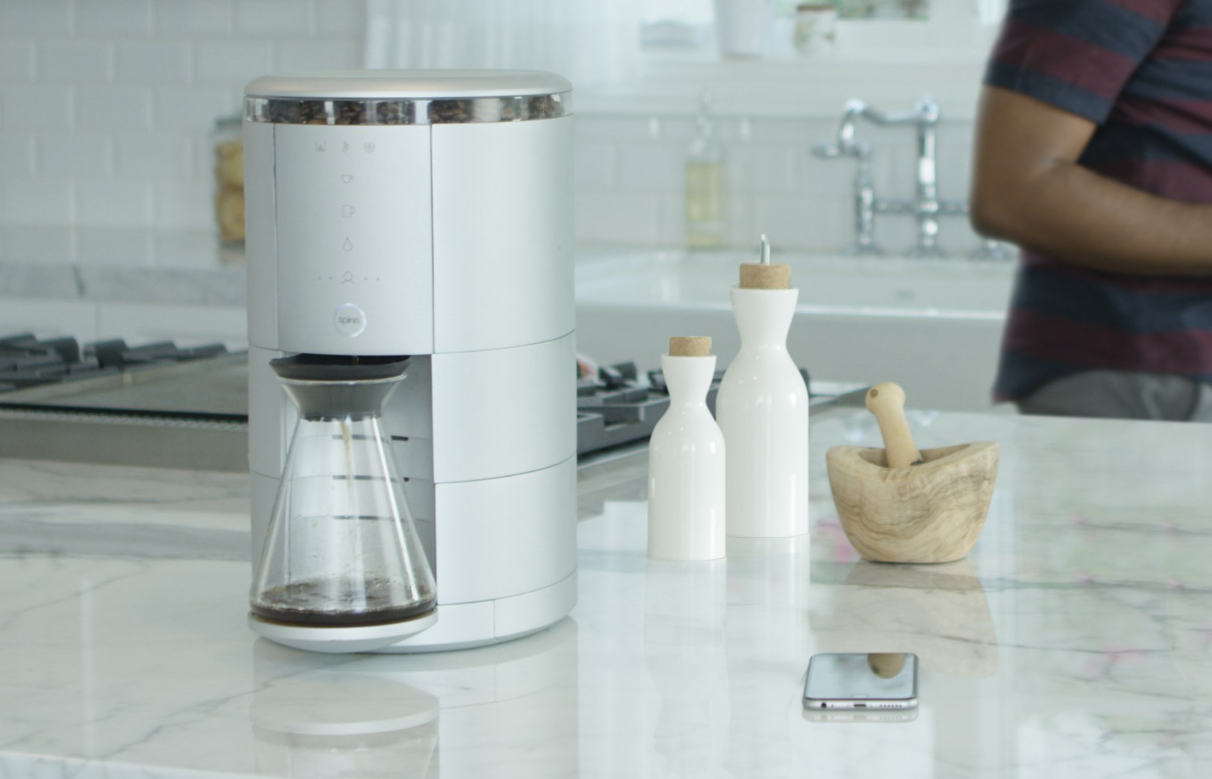 Spinn's futuristic coffee maker is now available for preorder TechCrunch