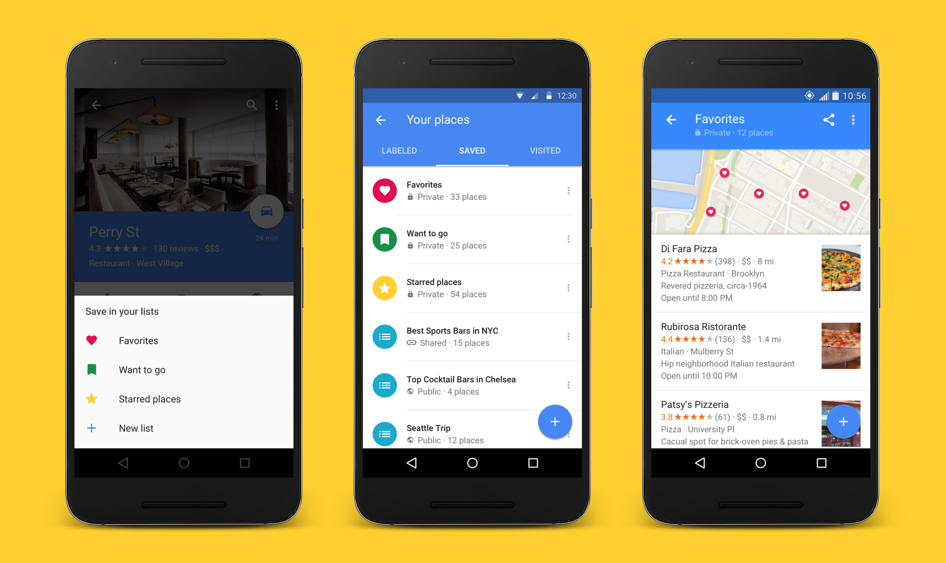 Google Maps lets you save and share favorite places with launch of