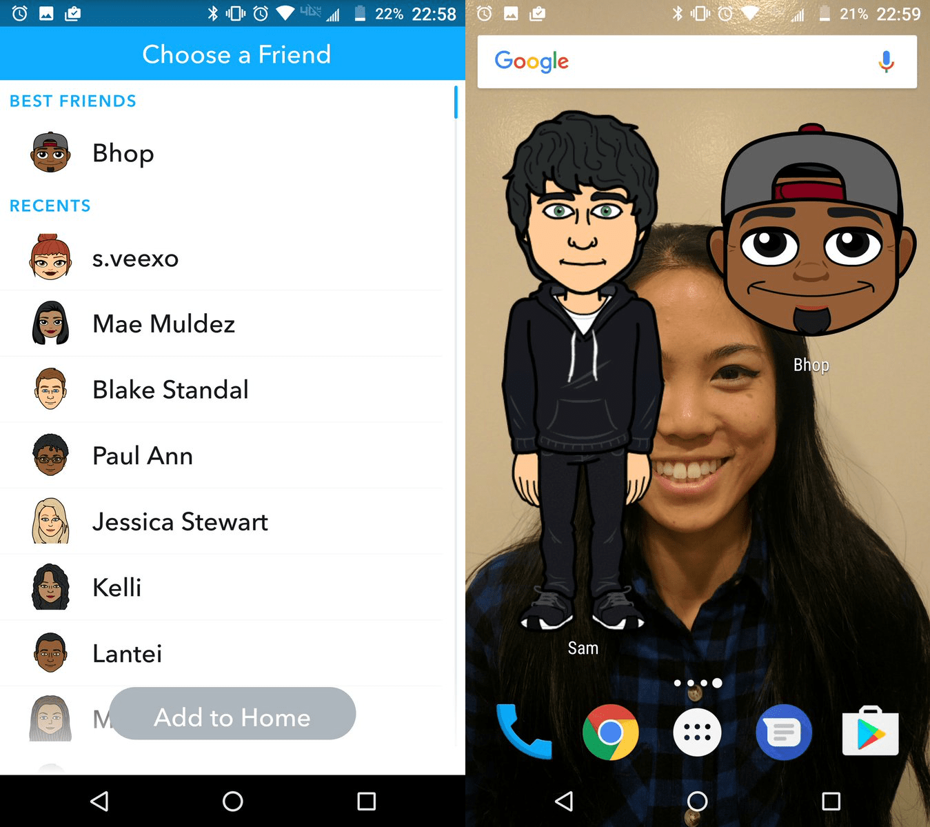 Snapchat launches Bitmoji widget chat shortcuts for your home screen