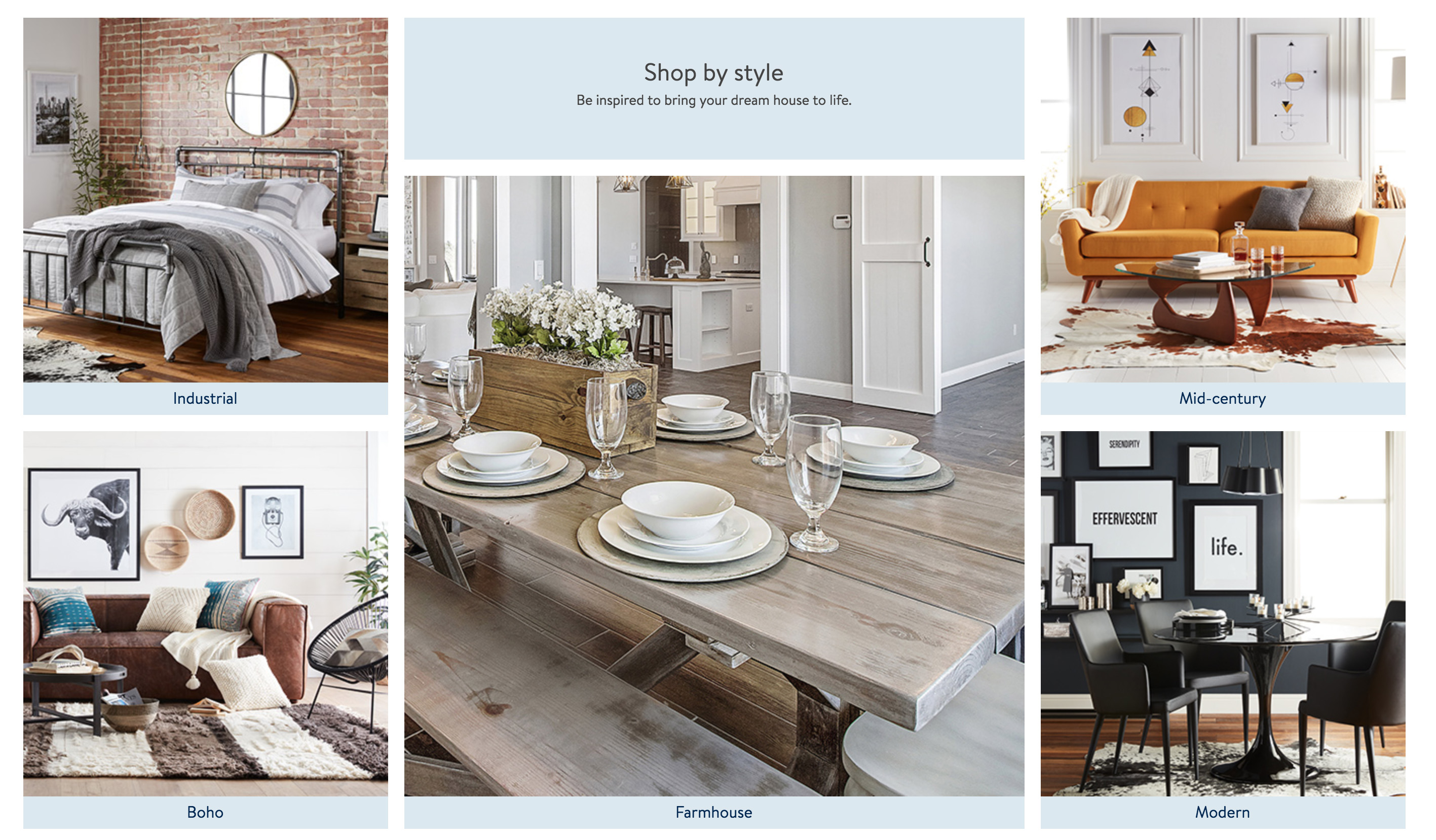 Walmart launches a new home shopping site for furniture and home décor