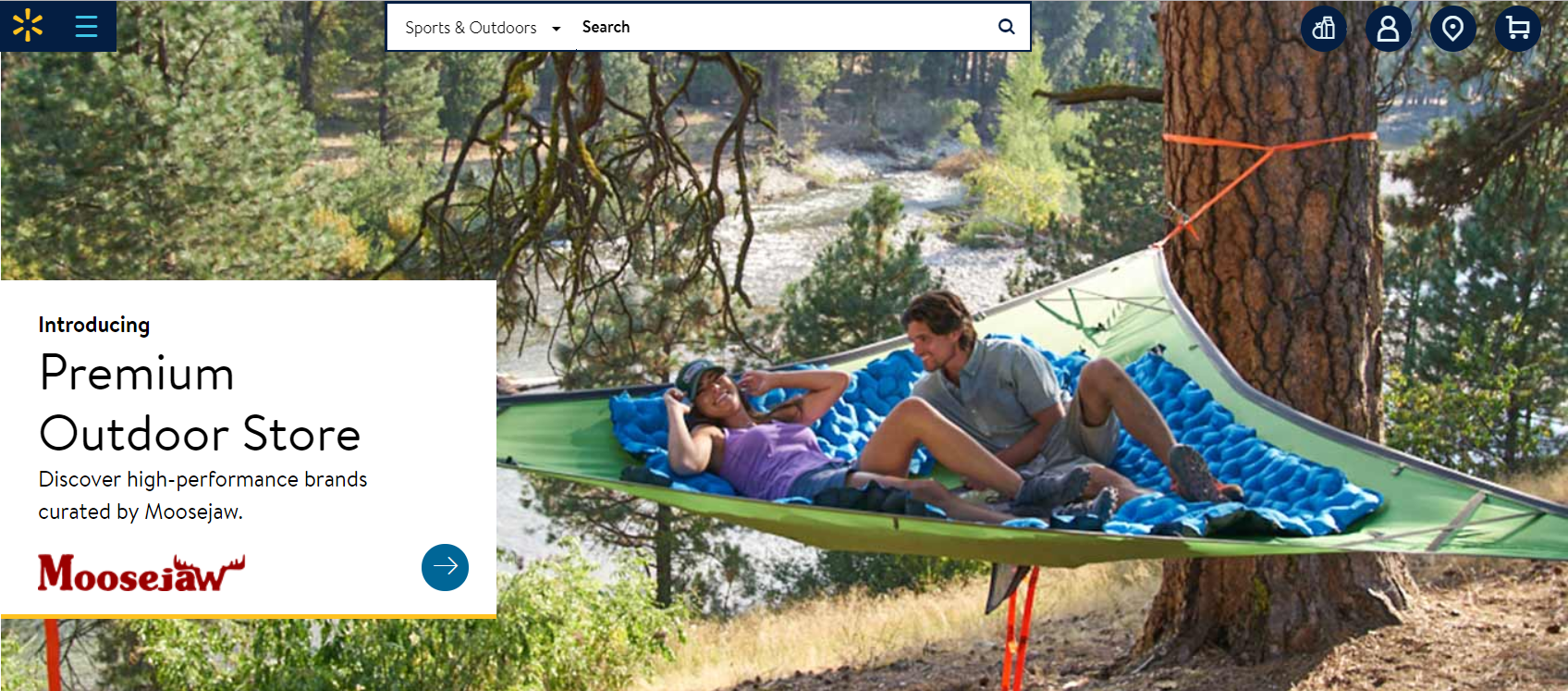 Moosejaw is the first of Walmart’s acquired brands to open a digital