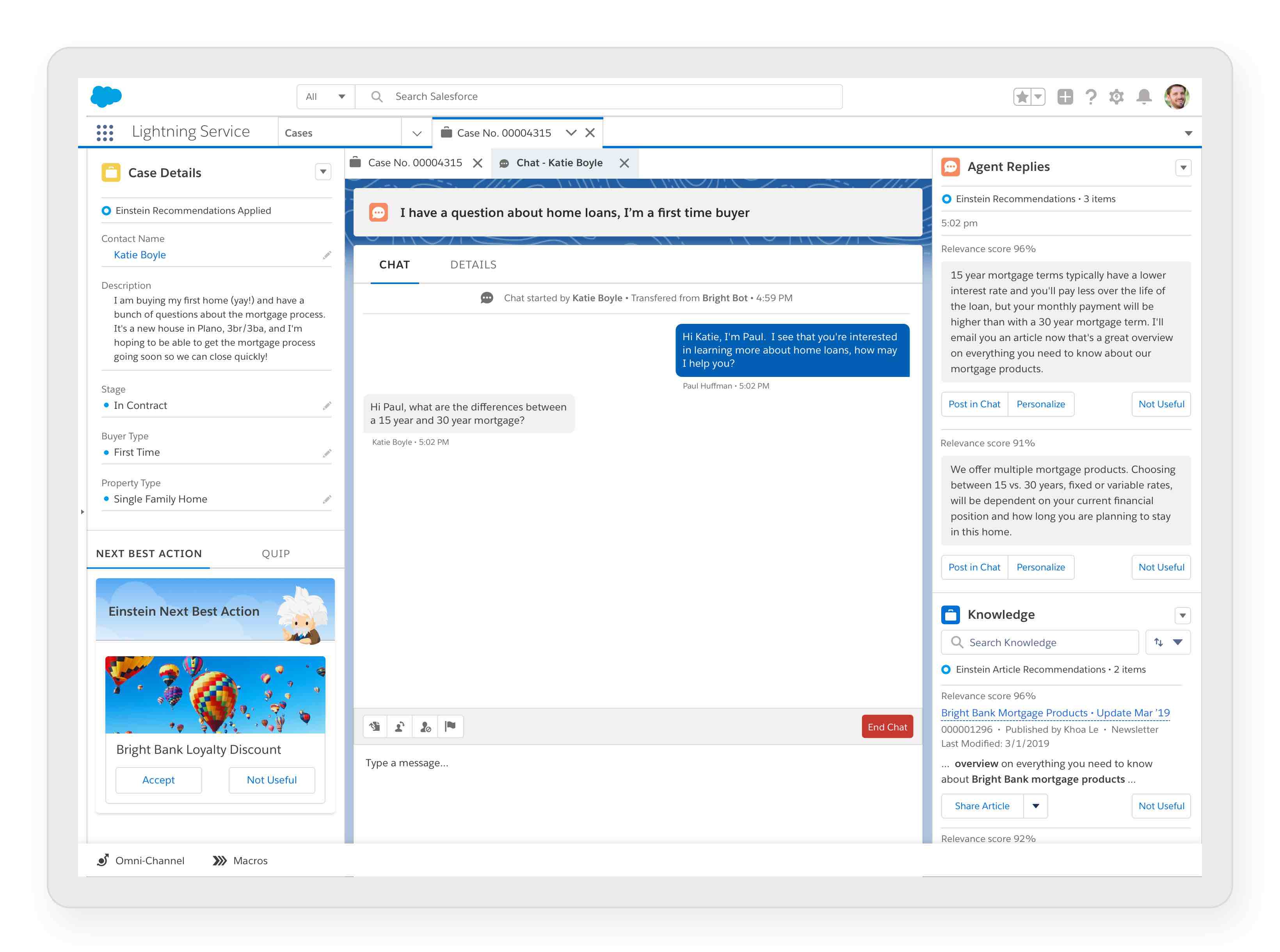 Salesforce update brings AI and Quip to customer service chat