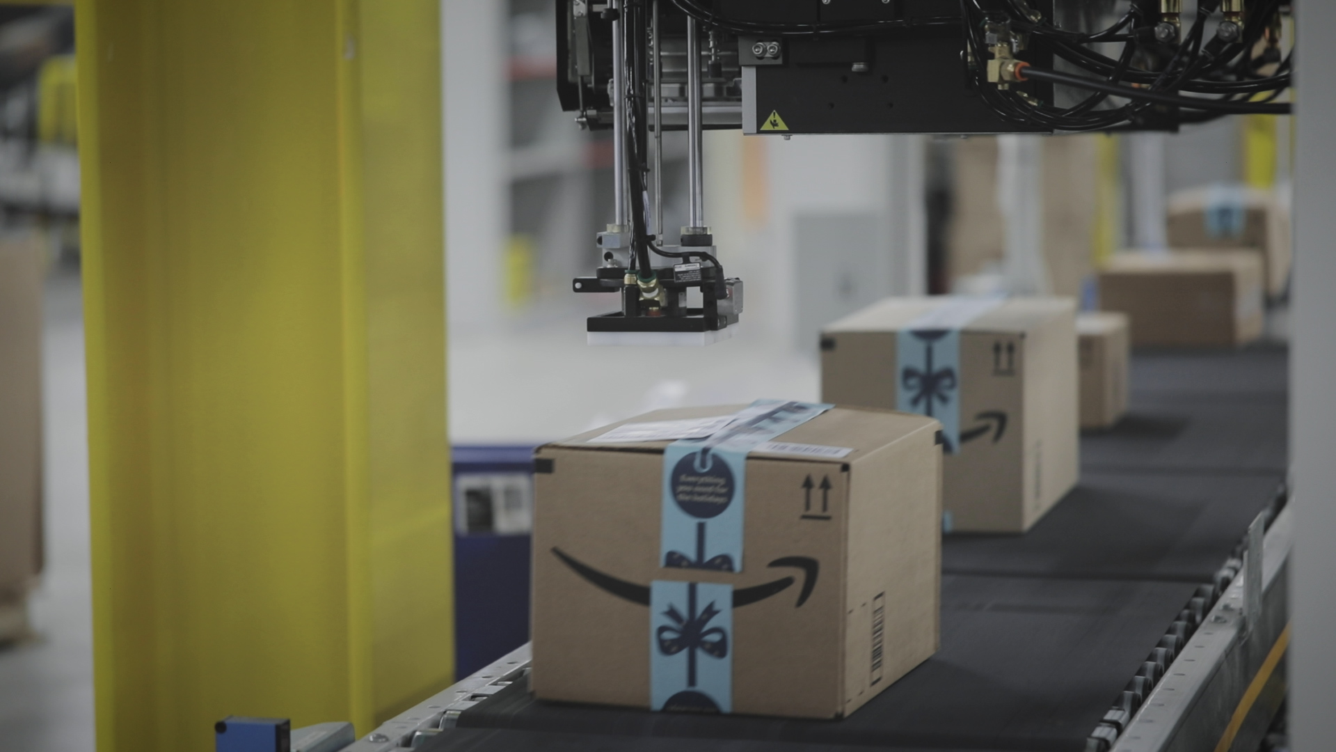 These are the robots that help you get your Amazon packages on time