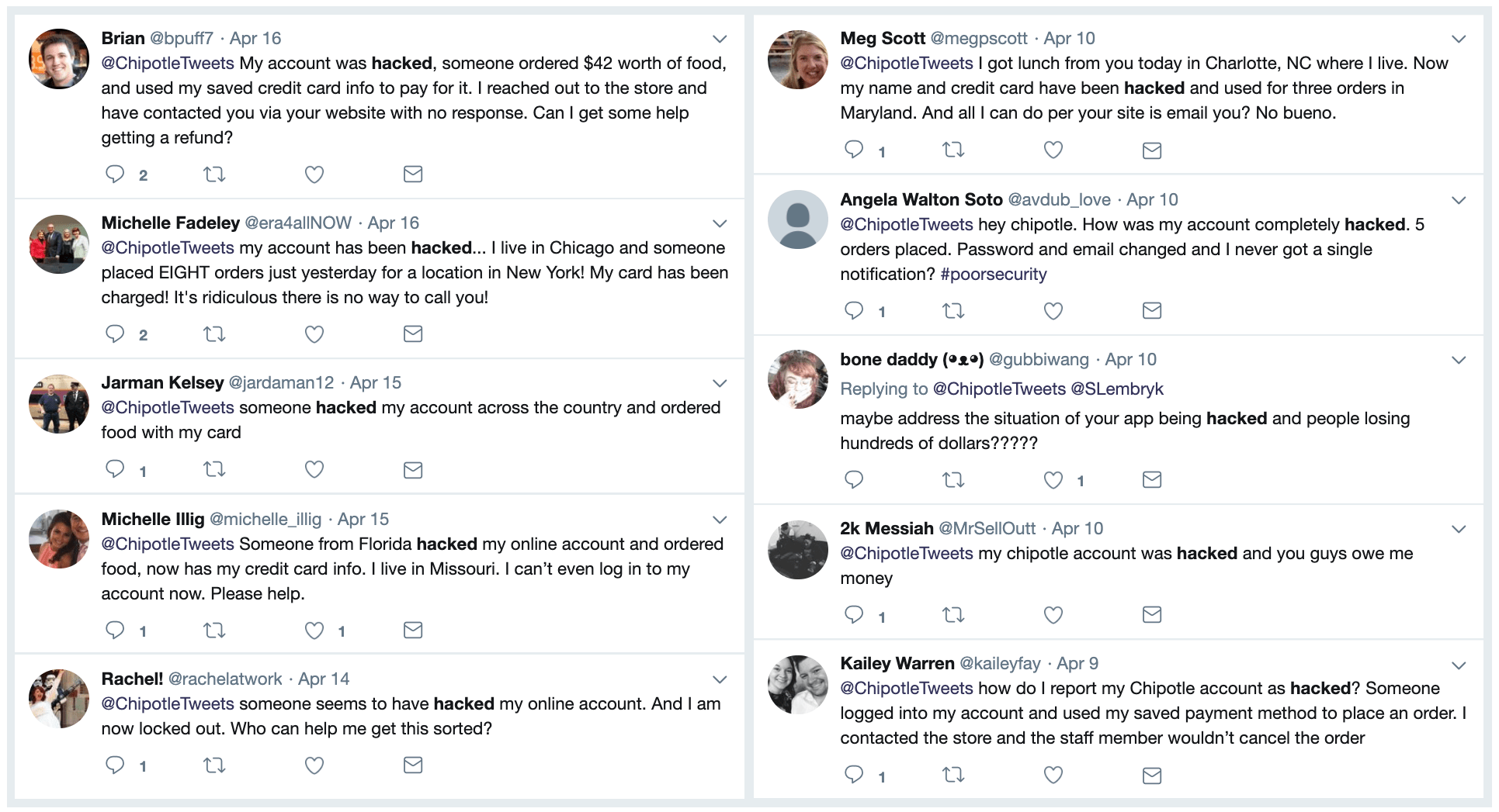 Chipotle customers are saying their accounts have been hacked TechCrunch