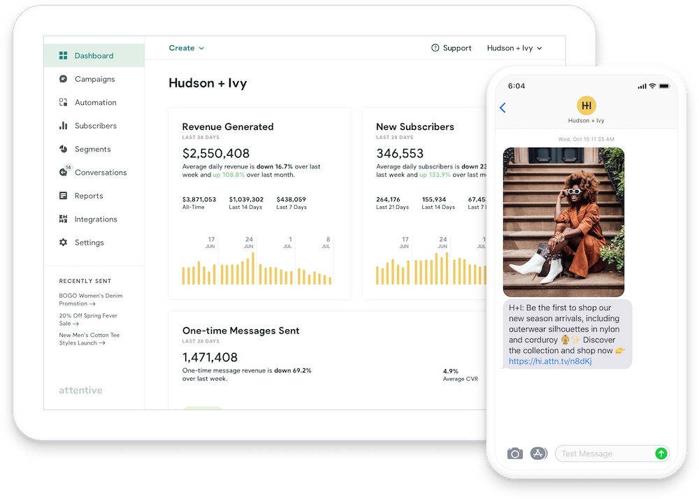 Mobile messaging startup Attentive raises another 70M TechCrunch