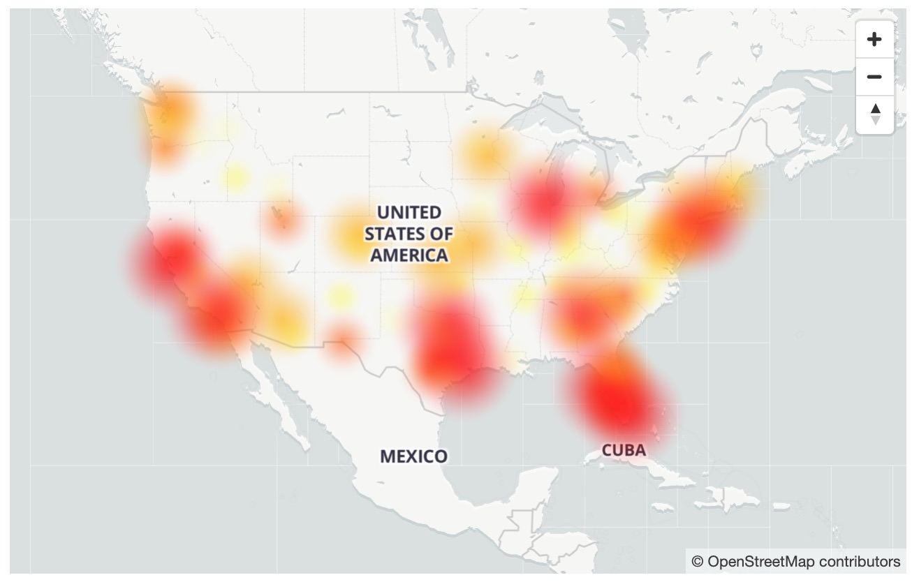 Cell Phone Outage Map T Mobile T-Mobile Hit By Phone Calling, Text Message Outage | Techcrunch