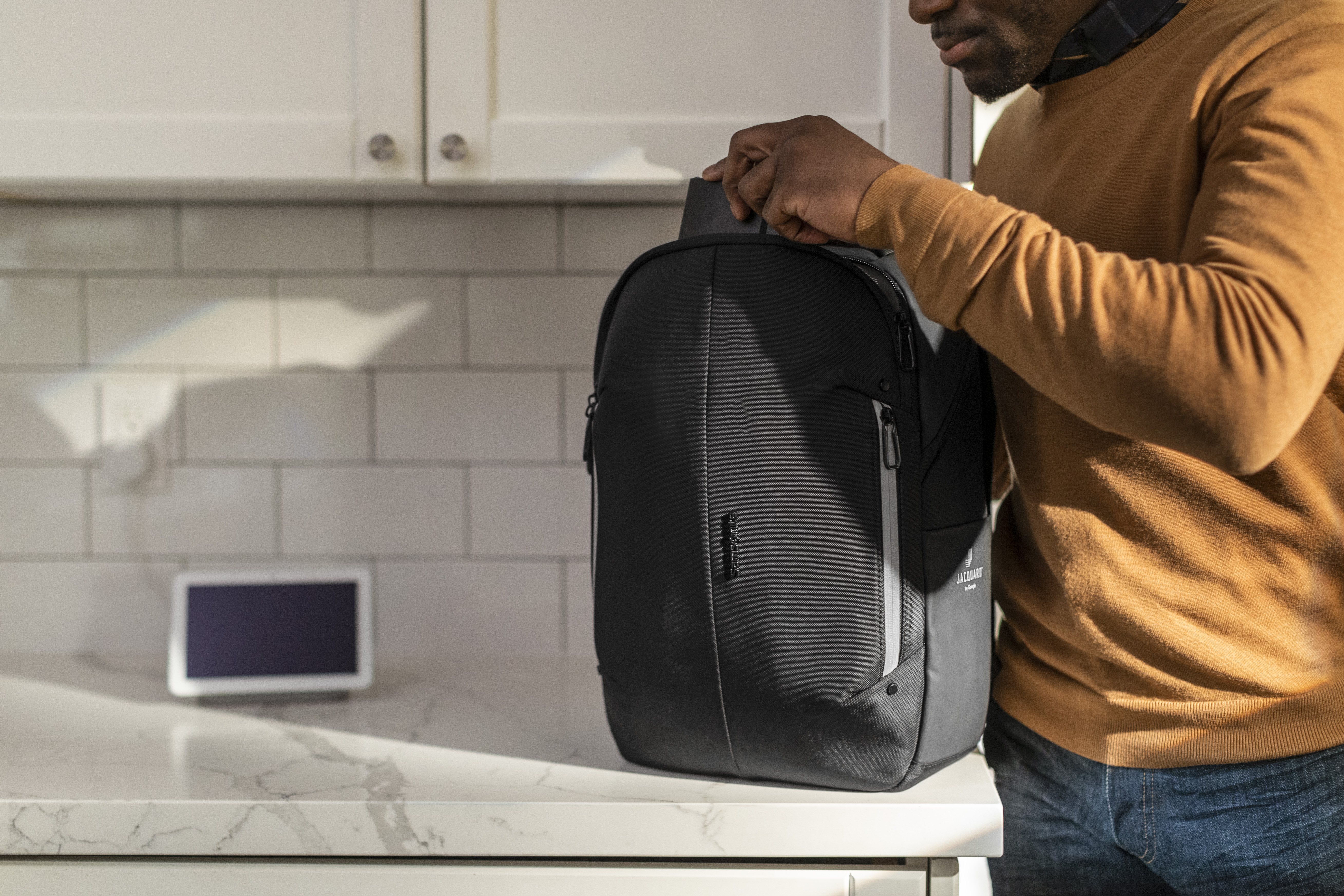 Google teams up with Samsonite to launch a Jacquard smart fabric