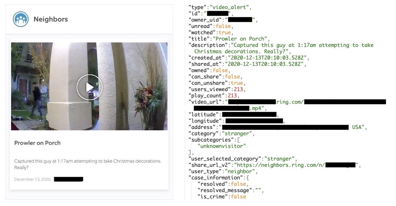 Amazon's Ring Neighbors app exposed users' precise locations and home