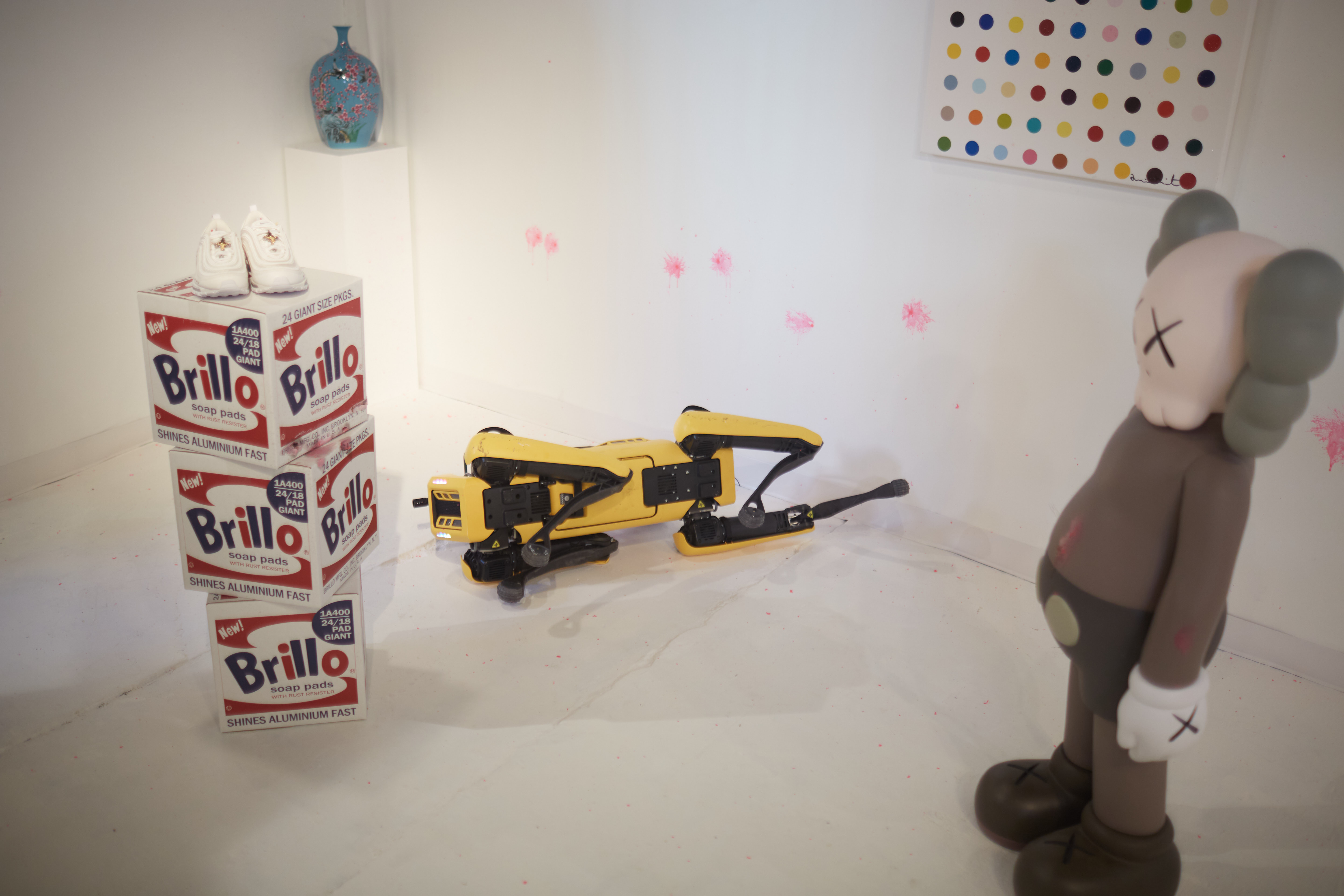 MSCHF mounted a remotecontrol paintball gun to Spot TechCrunch