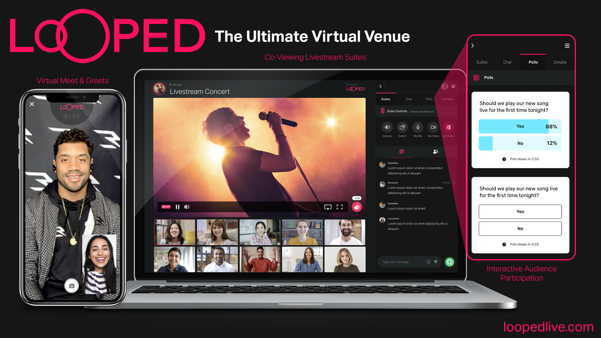 Looped raises 7.7M to expand its interactive live event platform