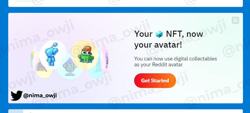 Reddit tests allowing users to set any NFT as their