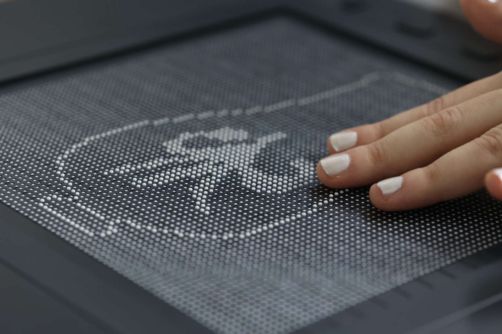 Dot Pad tactile display makes images touchable for visually impaired