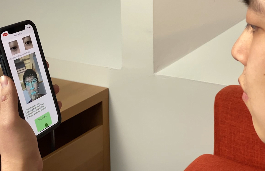 Control your phone with your eyes