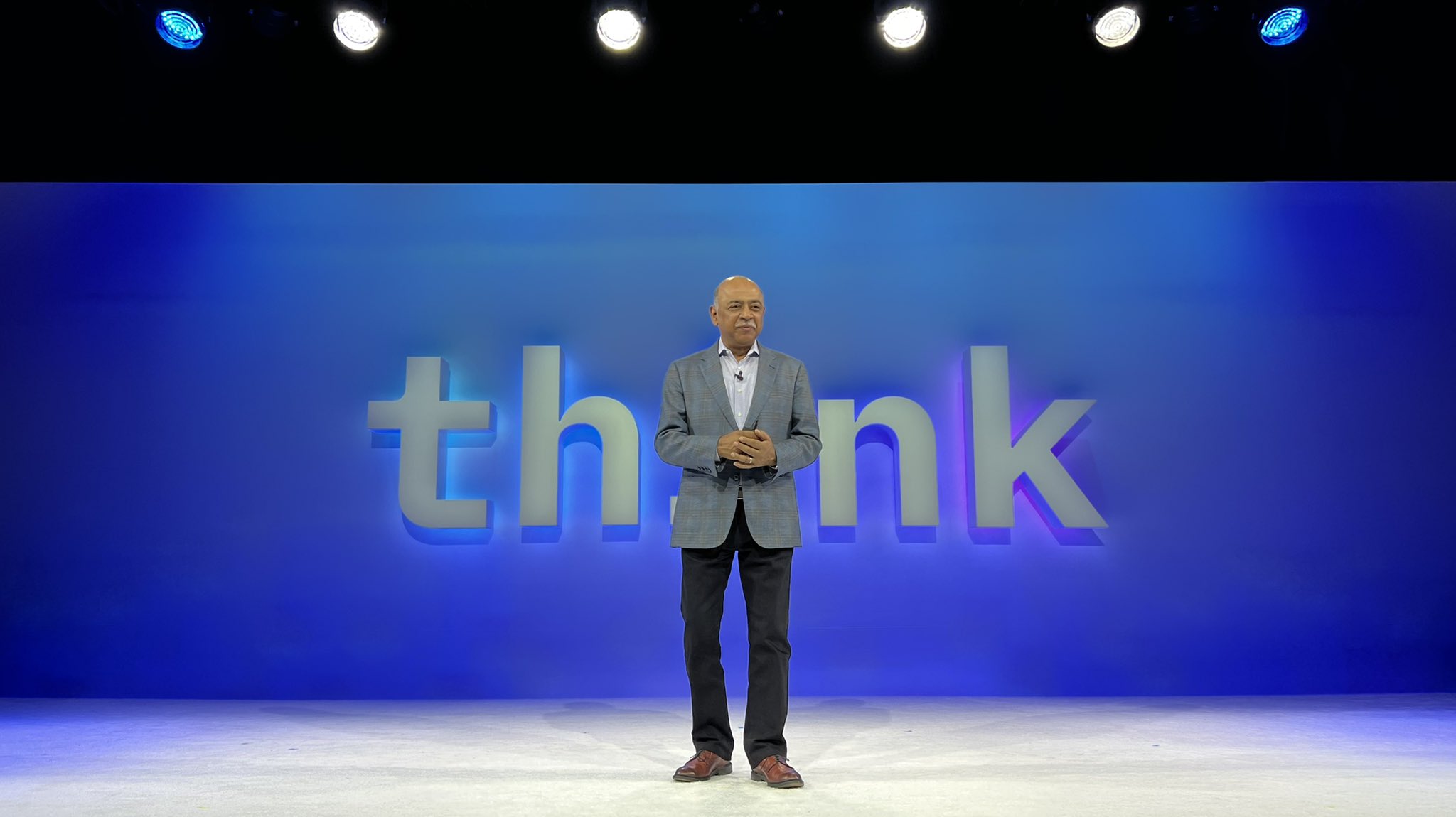 IBM CEO Arvind at Think TechCrunch