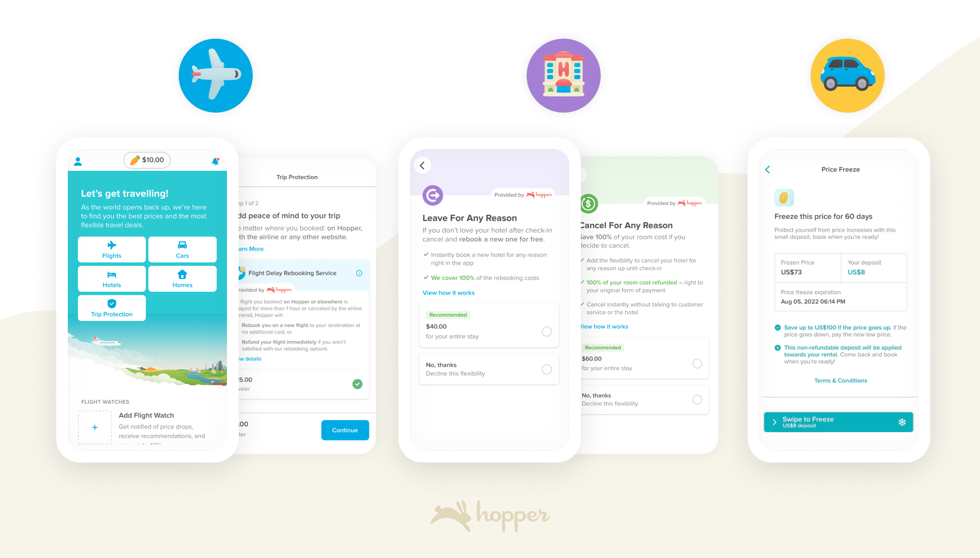 Travel app Hopper launches new offerings to give users more flexibility