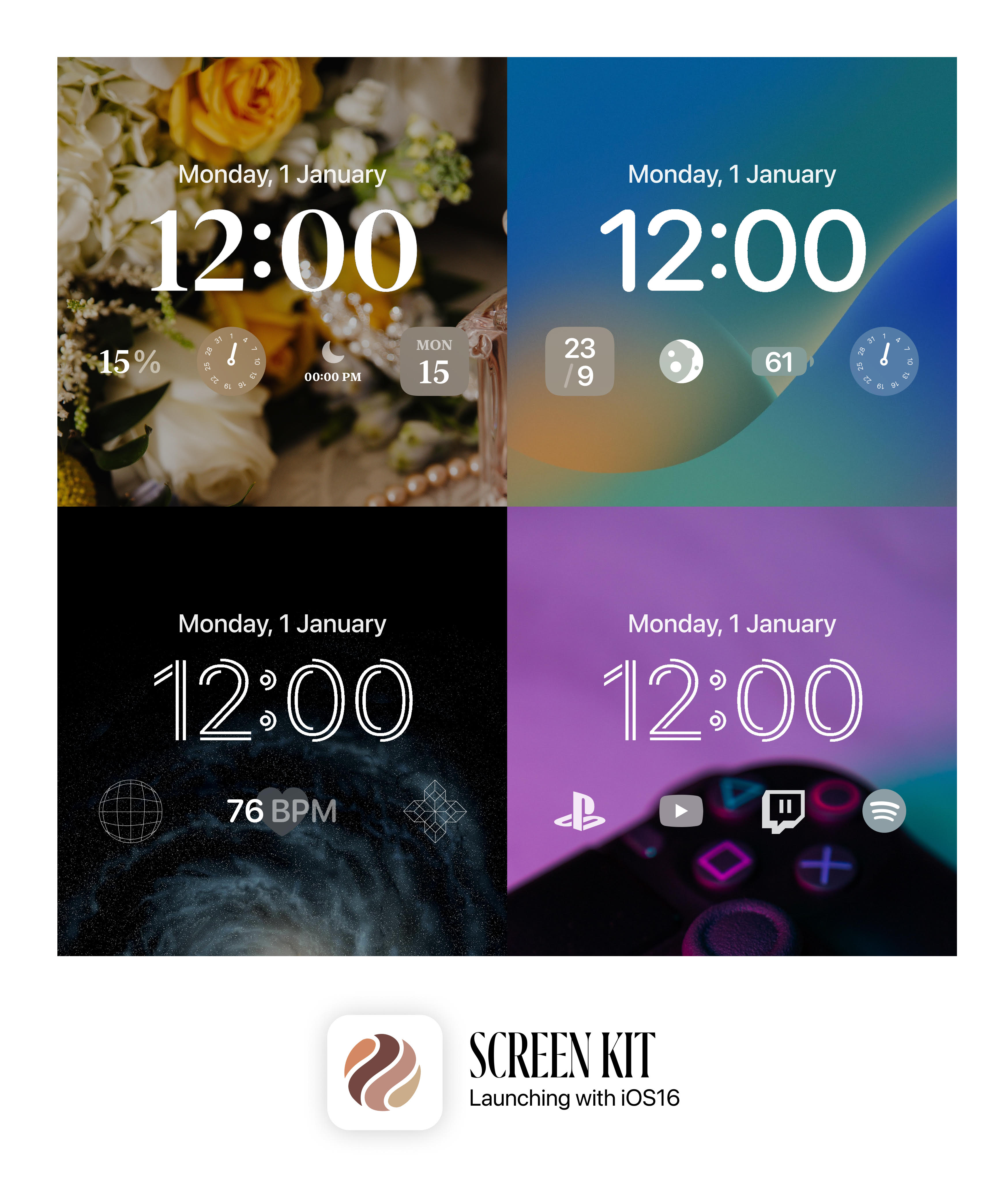 iPhone theming app ScreenKit gets ready for the iOS 16 Lock Screen with