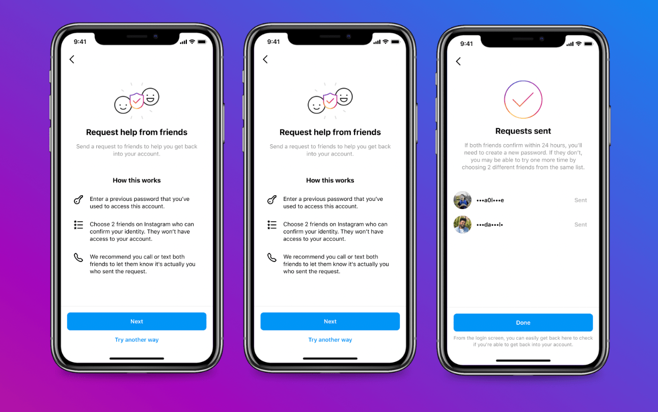 Instagram launches a new hub to help users resolve account access