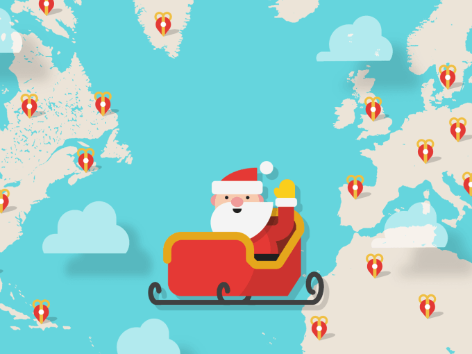 How to track Santa Claus this Christmas Eve • TechCrunch united
