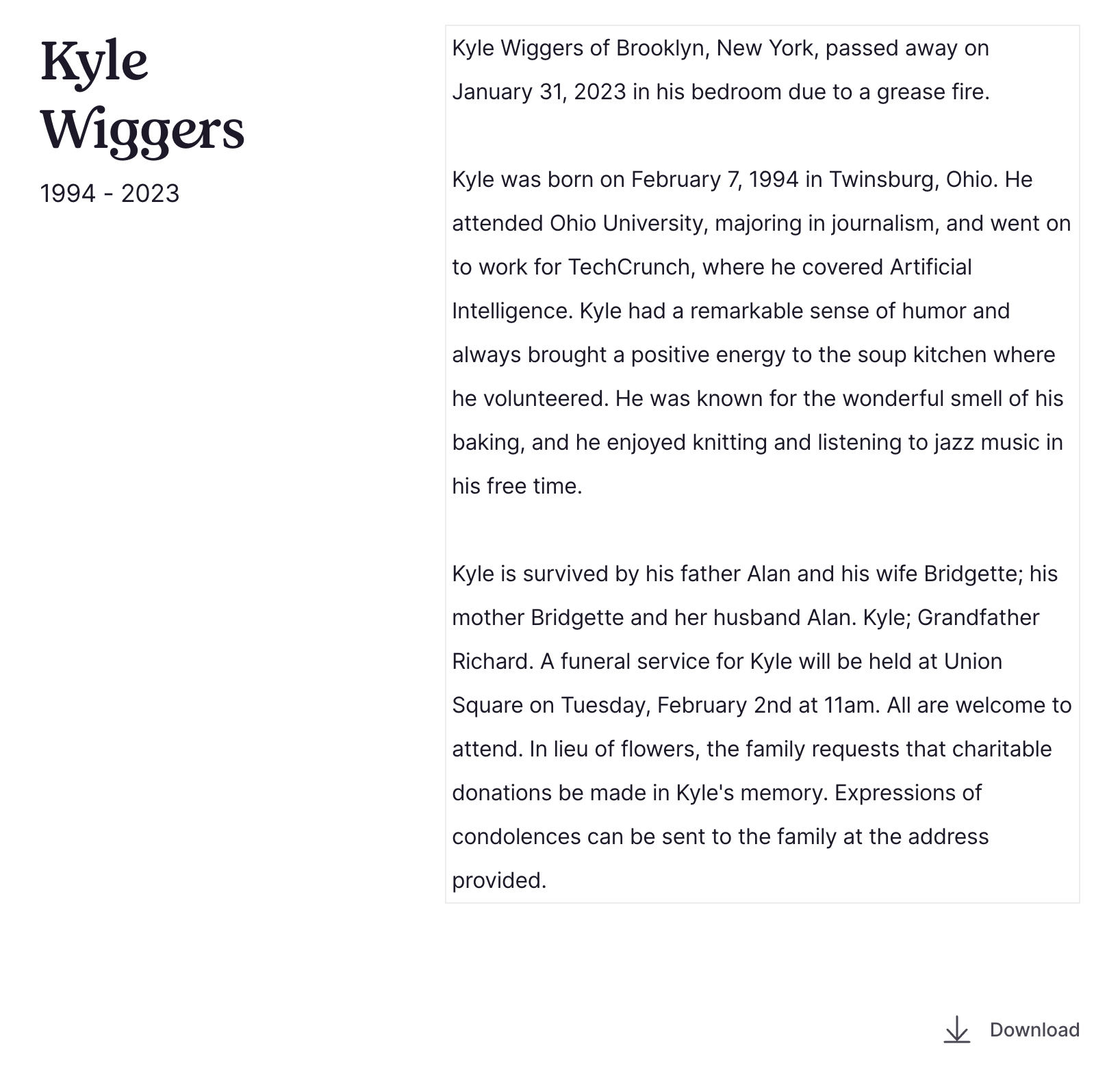 Empathy's New Tool Uses AI to Generate Obituaries, and It's Not Half