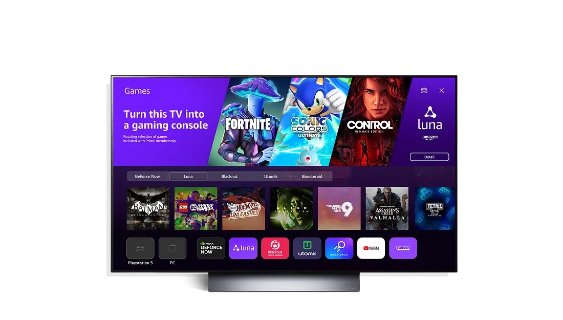 Amazon Luna app launches on LG smart TVs TechCrunch