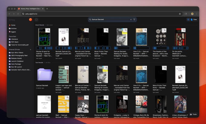 YC-backed Poly relaunches as a cloud-hosted file storage with AI search YC-backed Poly relaunches as a cloud-hosted file storage with AI search