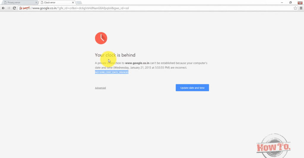 Fix Your Connection is Not Private Error In Chrome TechCult
