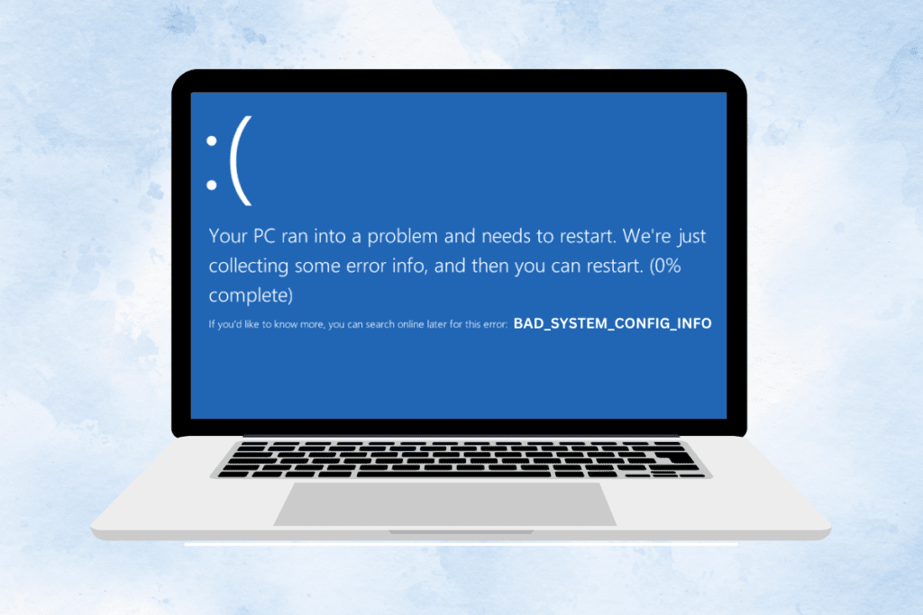 Fix BAD_SYSTEM_CONFIG_INFO Error TechCult