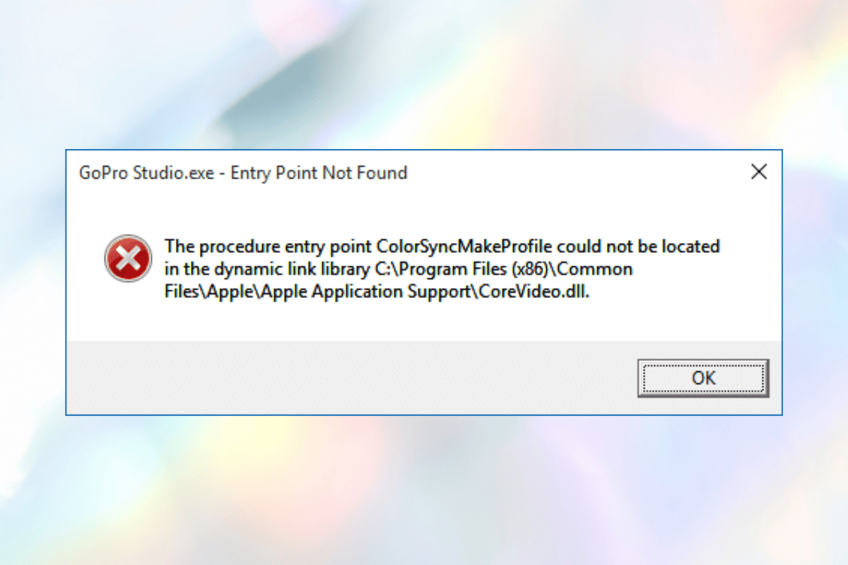 Fix Entry Point Not Found Error in Windows 10 TechCult