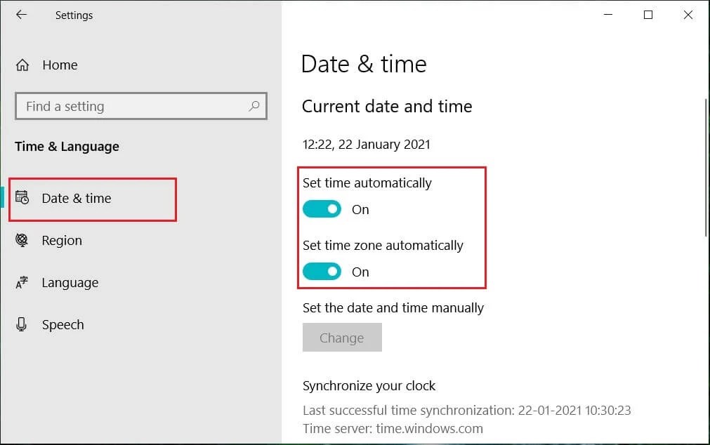How to Change Date and Time in Windows 10 Control Panel