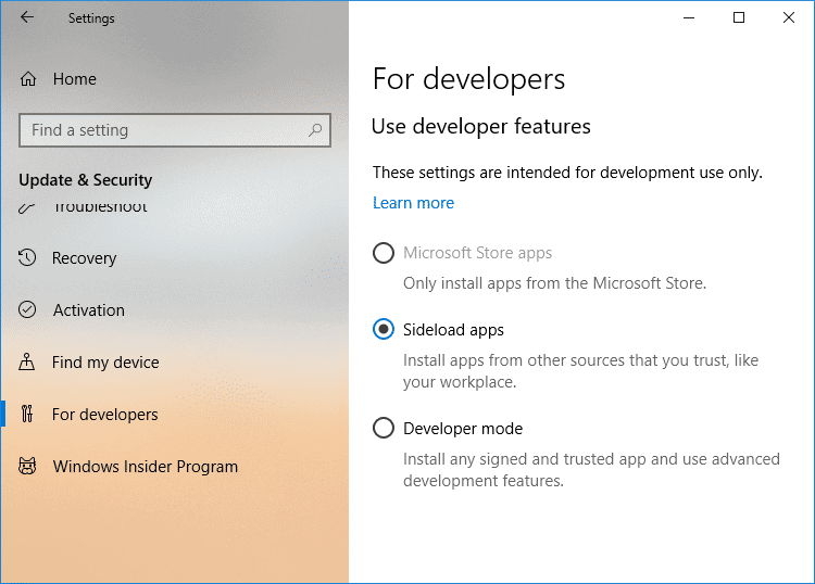 Enable or Disable Developer Mode in Windows 10 TechCult