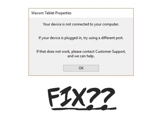 Fix Tablet Error Your device is not connected to your computer