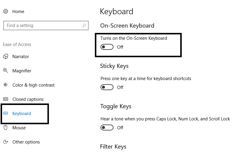Windows 10 Tip Enable Or Disable On Screen Keyboard techcult