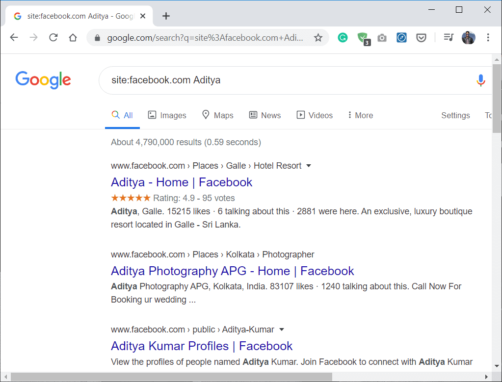 How to check Facebook Profile without having a Facebook Account?