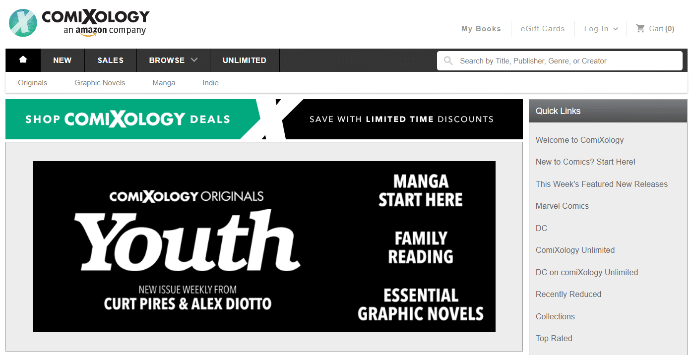 25 Best sites To Read Comics Online For Free TechCult