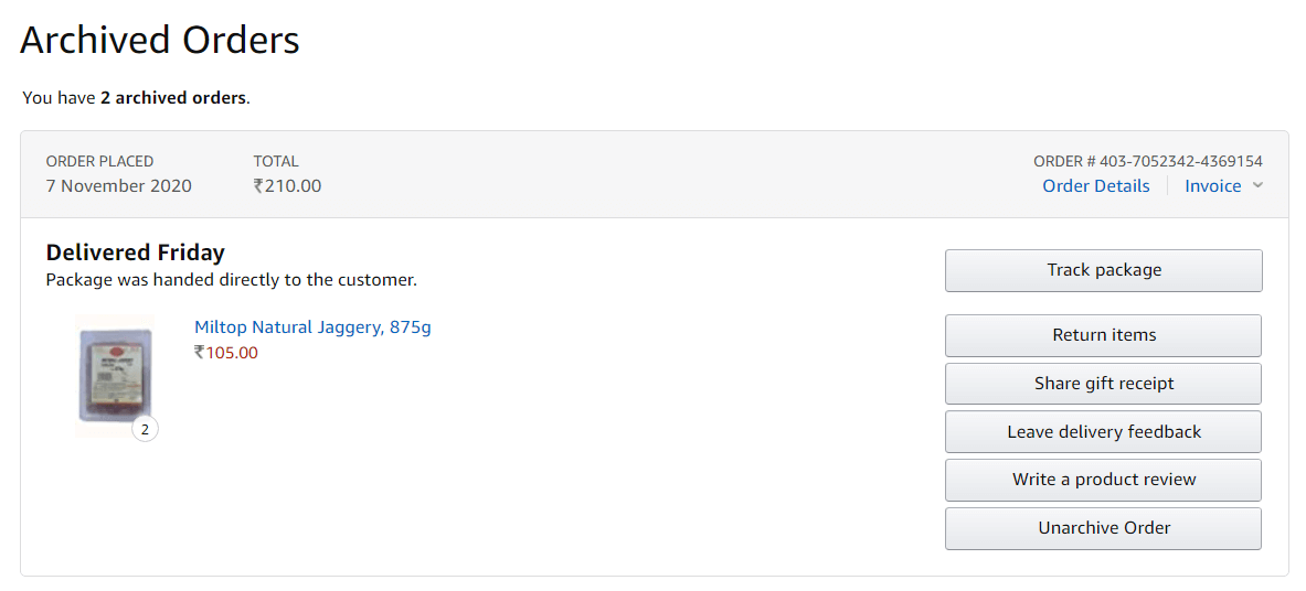 How to Find Archived Orders on Amazon TechCult