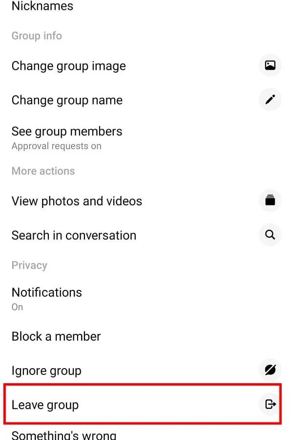 How to Leave a Group Chat in Facebook Messenger TechCult