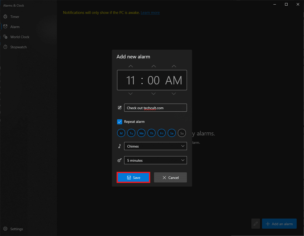 How To Set Alarms In Windows 10 techteds