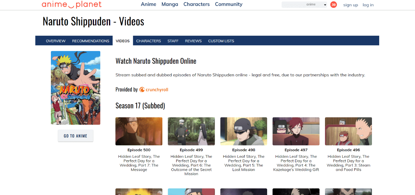 21 Best sites to Watch Naruto Shippuden TechCult