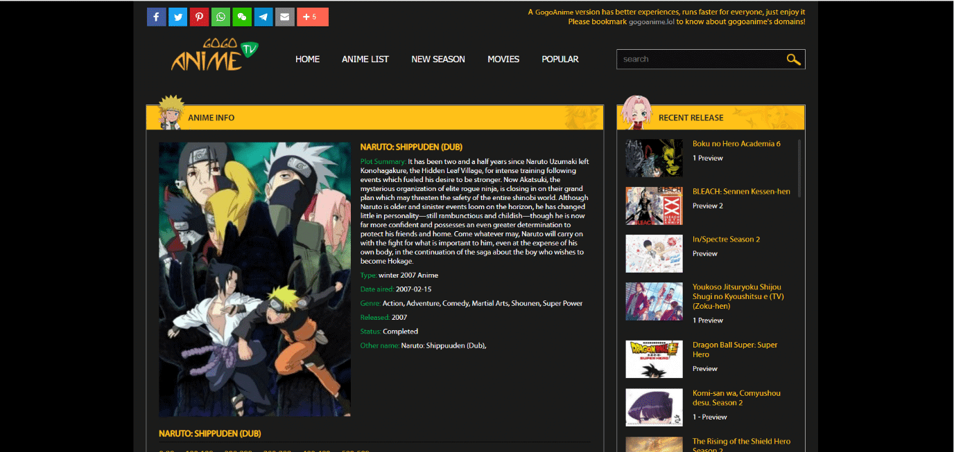 21 Best sites To Watch Naruto Shippuden techcult