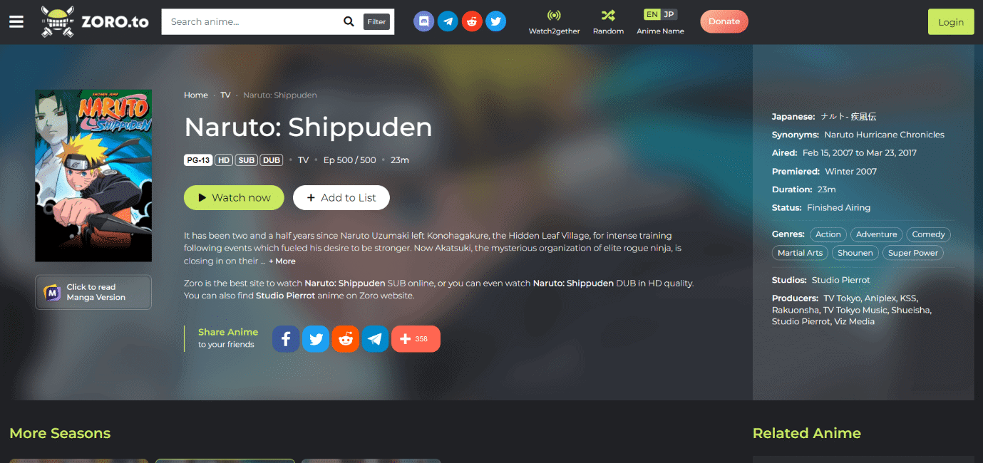 21 Best sites To Watch Naruto Shippuden techcult