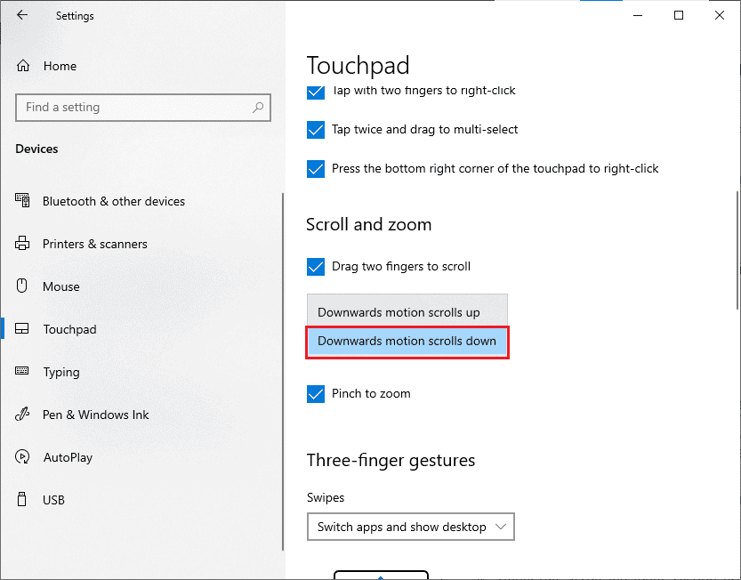 How to Perform Reverse Scrolling on Windows 10 TechCult