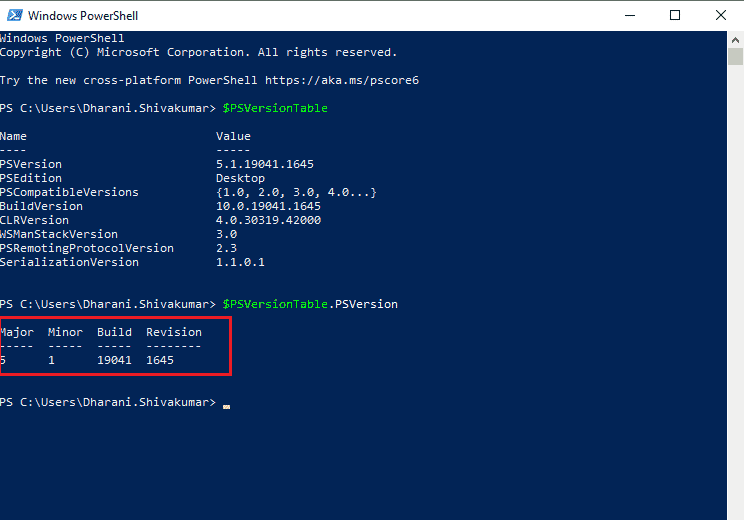 How To Check Powershell Version In Windows 10 techteds