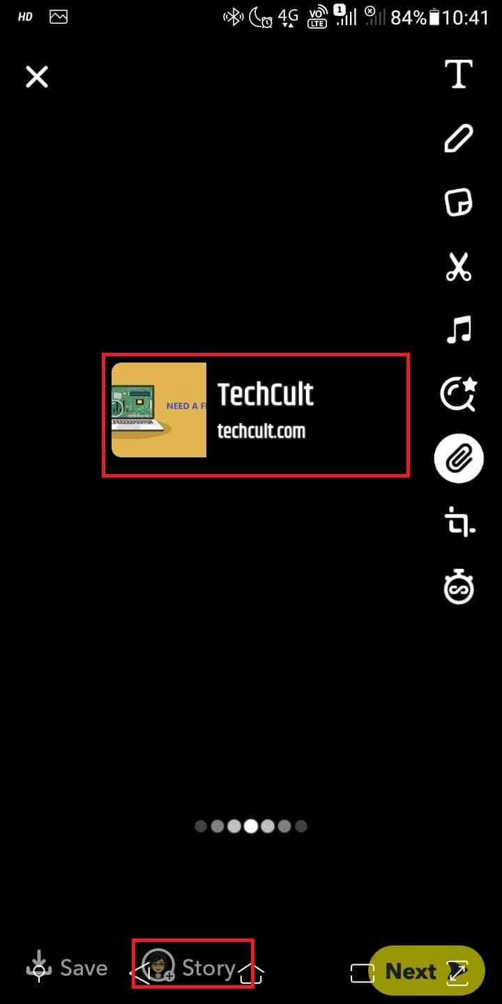 How to Link Instagram to Snapchat Story TechCult